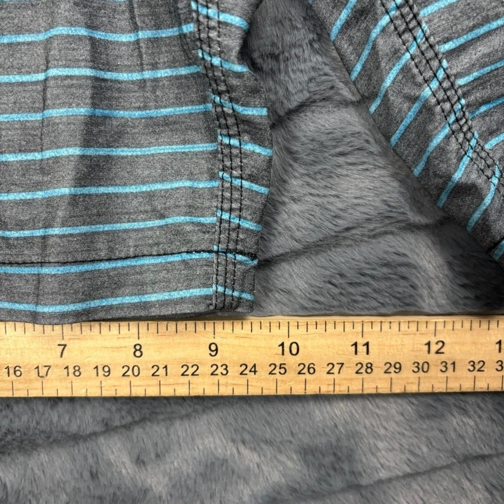 Billabong Lo Tides Mens Striped Board Shorts Blue Gray Size 28 M116ESTP